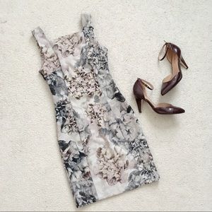 Gray Floral Sheath Dress | H&M